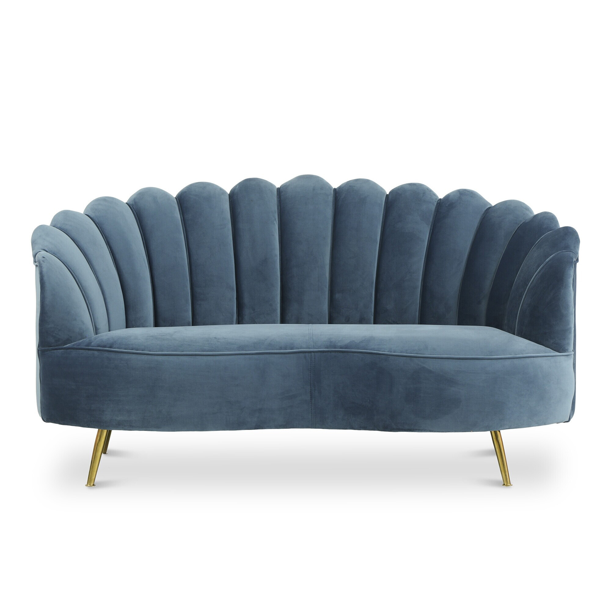 Alfie 2-Seater Velvet Sofa - Image 9