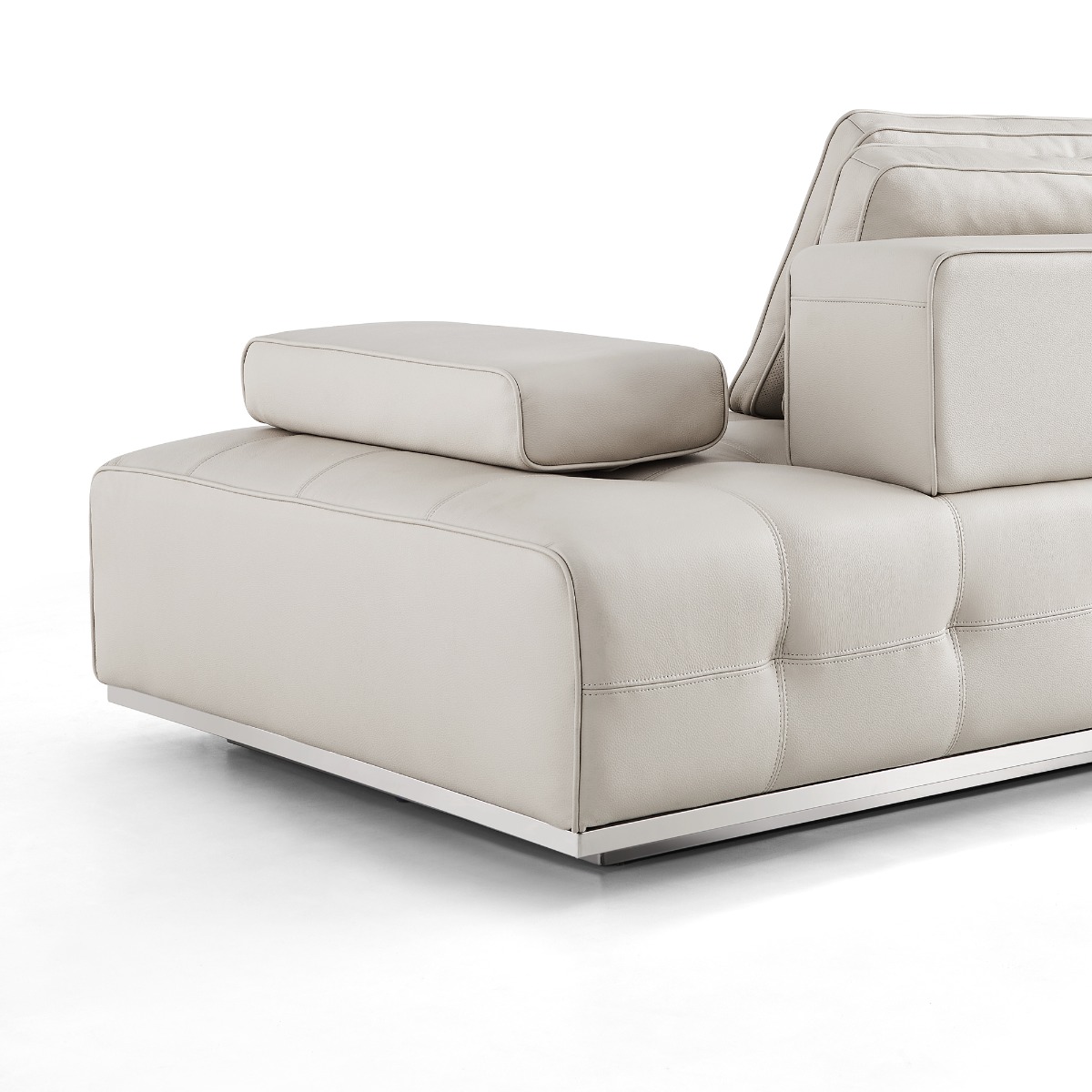 Rianne Modular 4-Seater Leather Sofa - Image 6