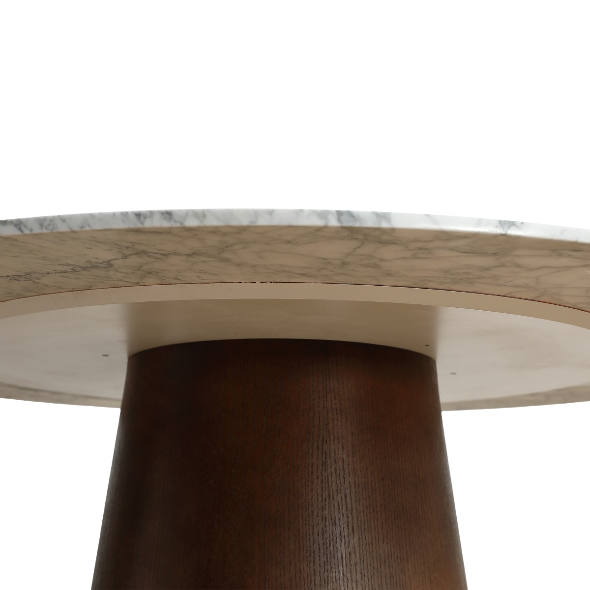Hannah 1.2M Round Marble Dining Table - Image 6