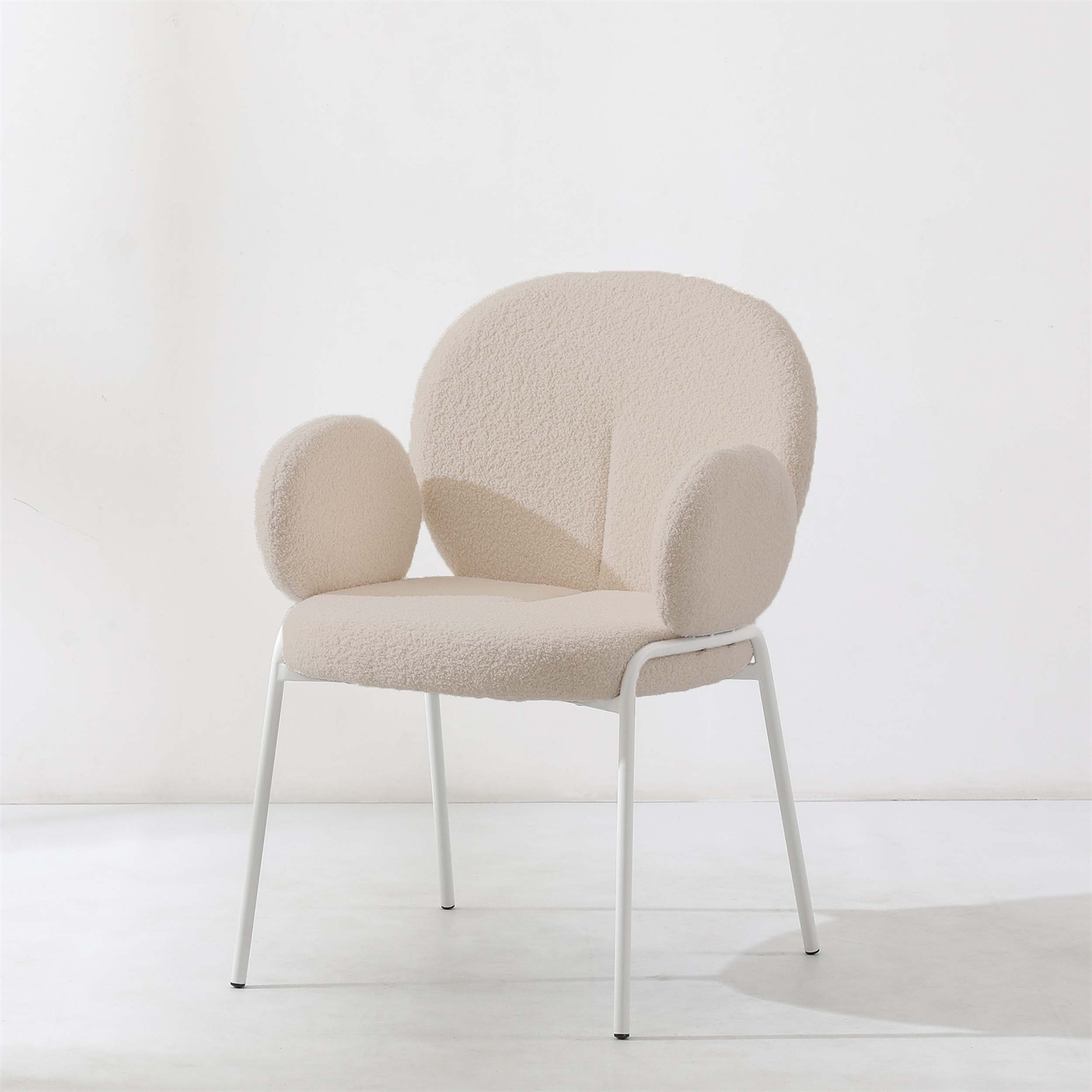 Dantel Sherpa Fabric Armchair - Image 11