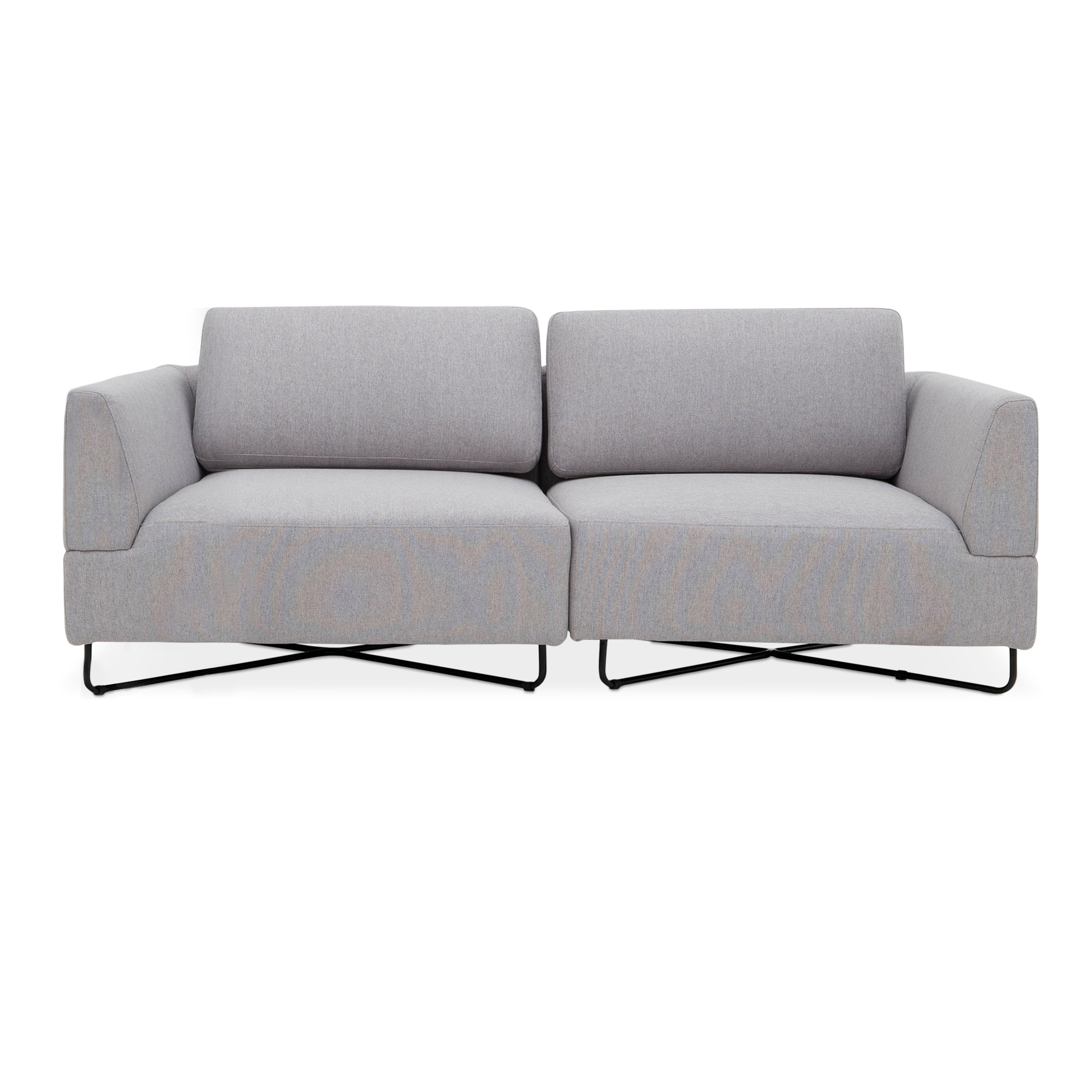 Scott 2-Seater Modular Sofa (Light Grey)