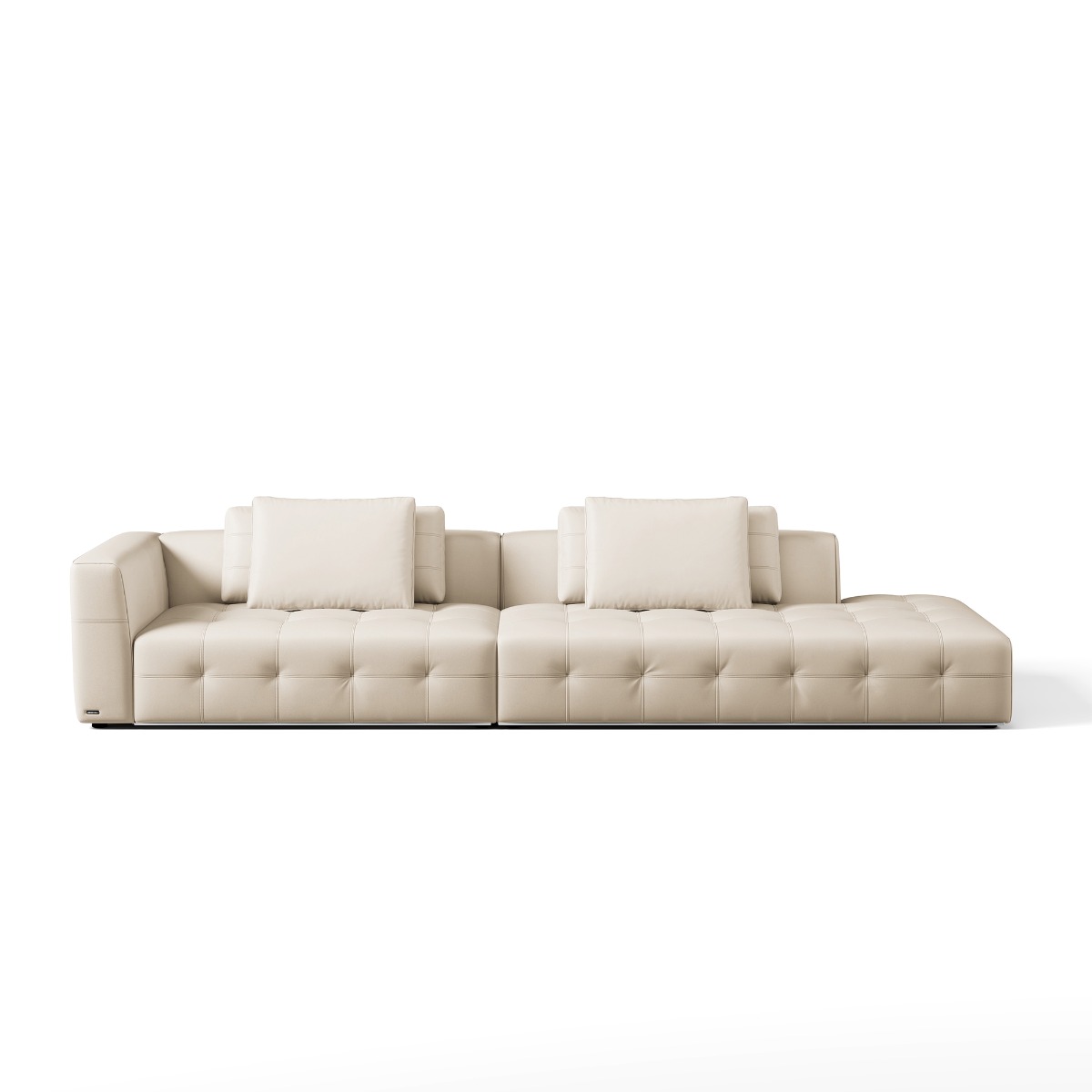 Senka 5-Seater Top Grain Leather Sofa - Image 5