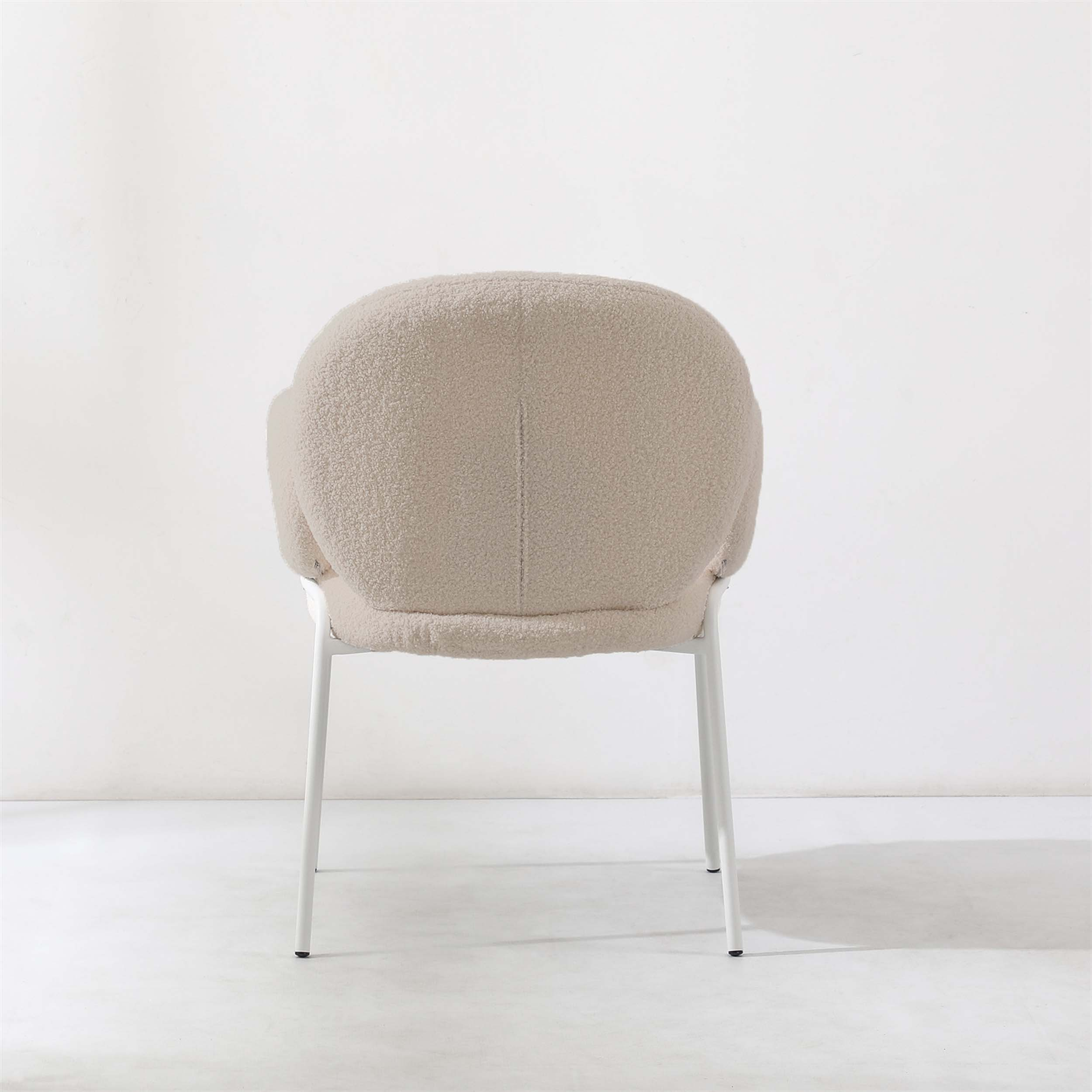 Dantel Sherpa Fabric Armchair - Image 7