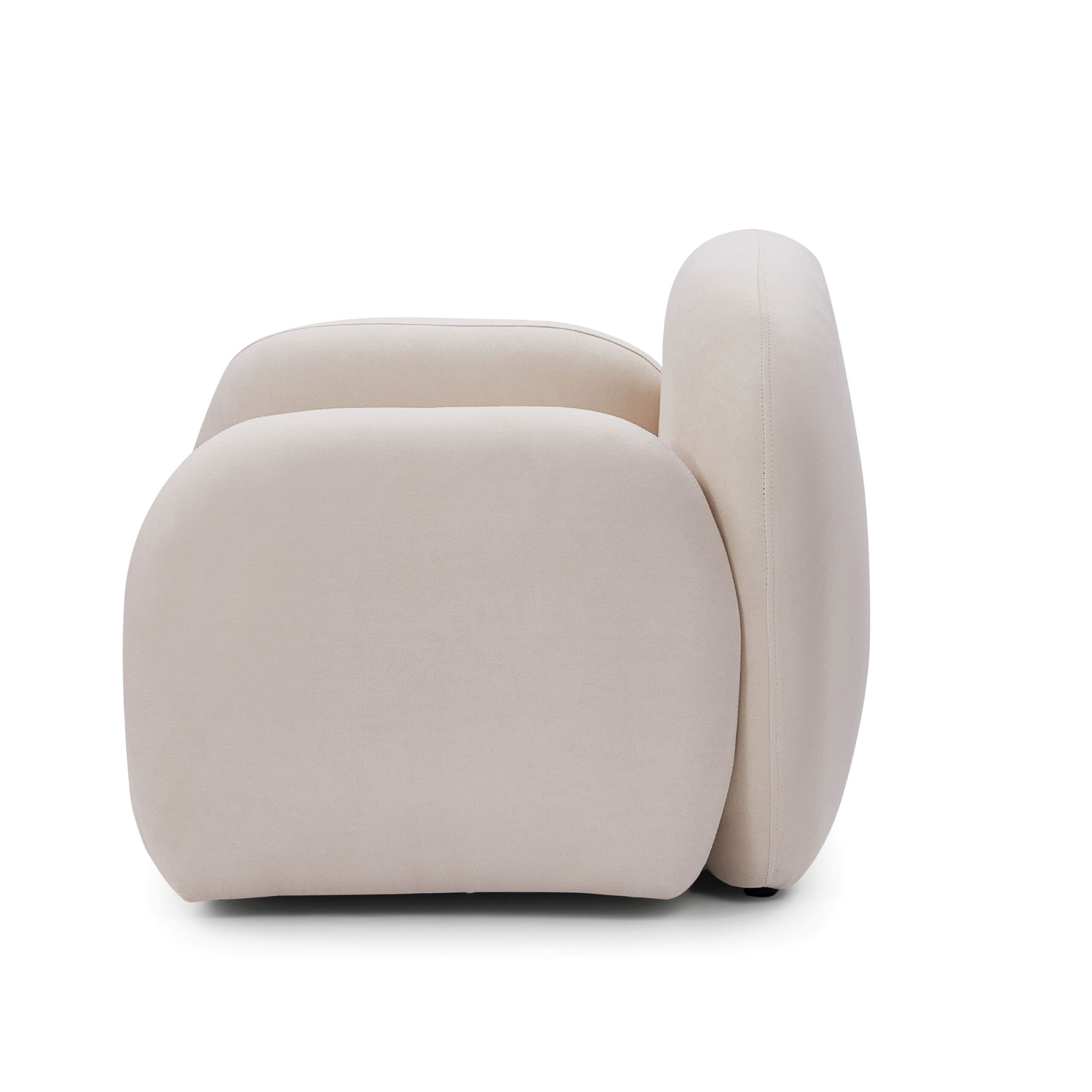 Glynae Beige Upholstered Armchair - Image 4