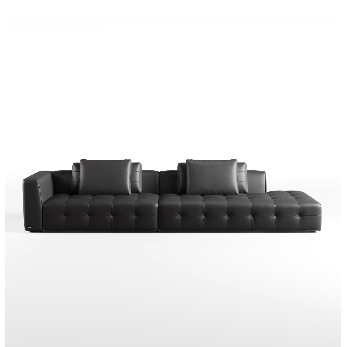 Senka 5-Seater Top Grain Leather Sofa - Image 4