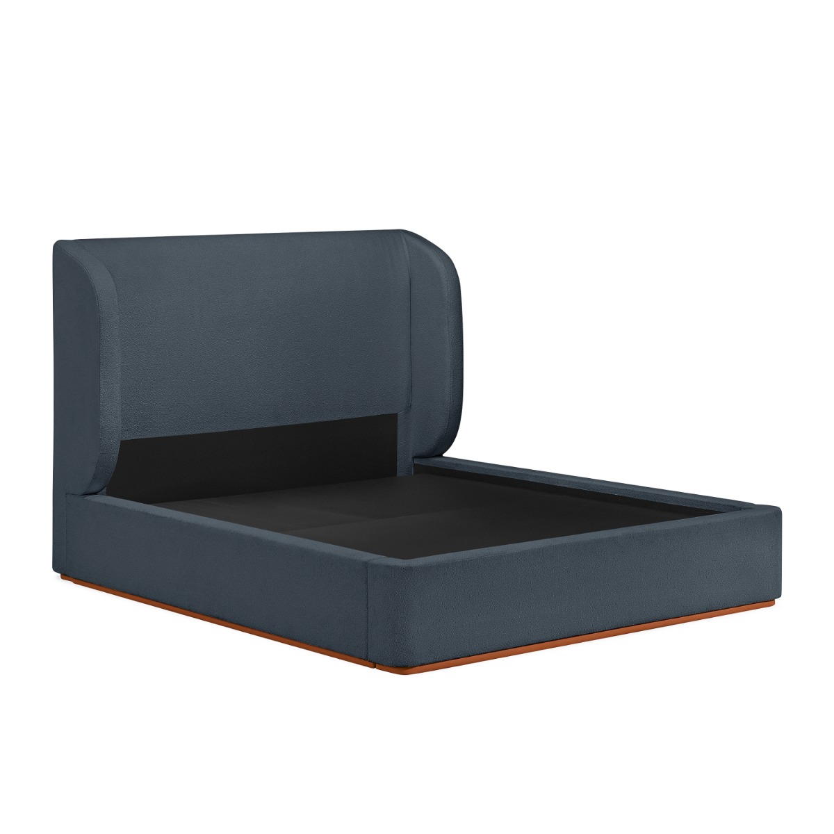 Rosaura Wabi-Sabi Boucle Fabric Bed Frame - Image 3
