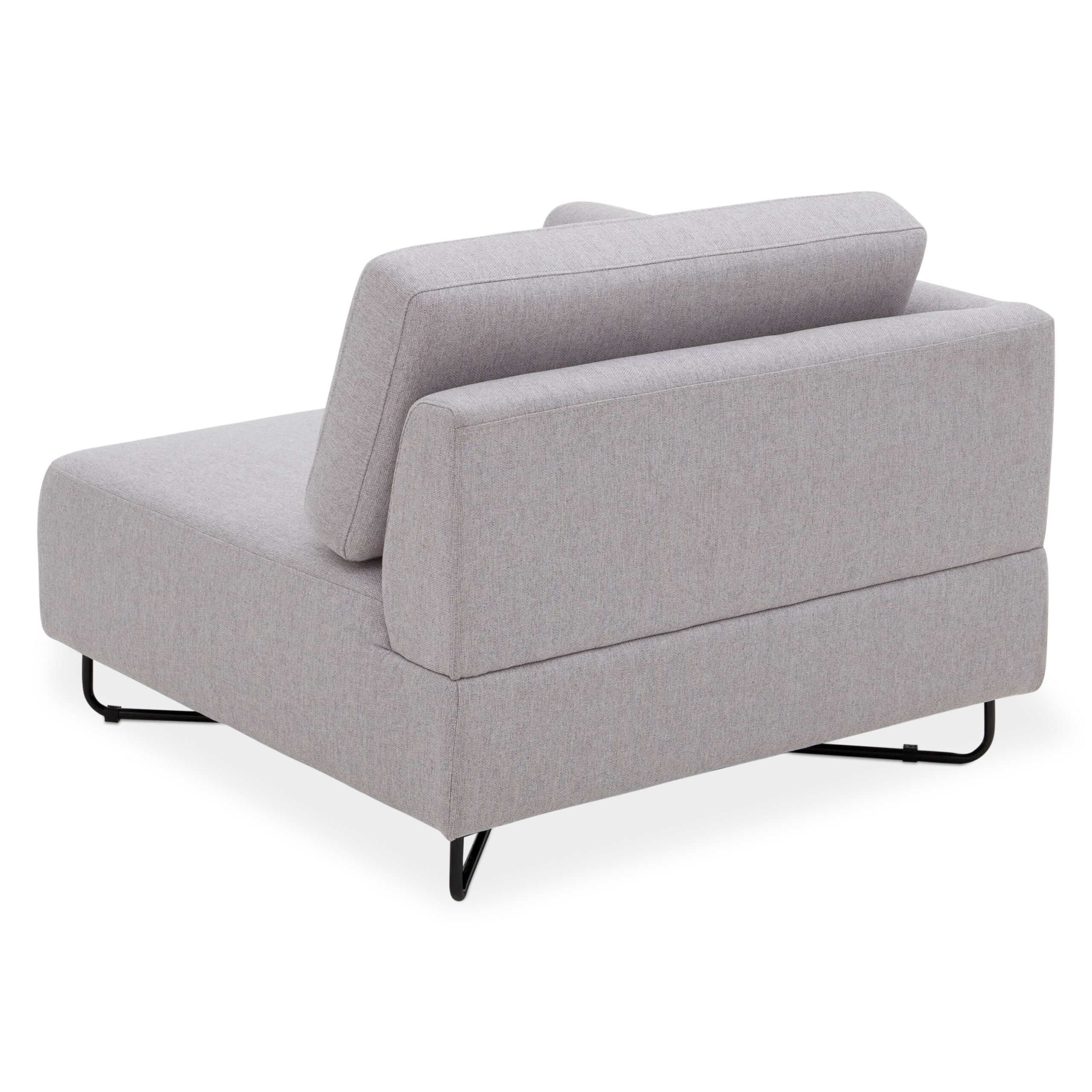 Scott 2-Seater Modular Sofa (Light Grey) - Image 4