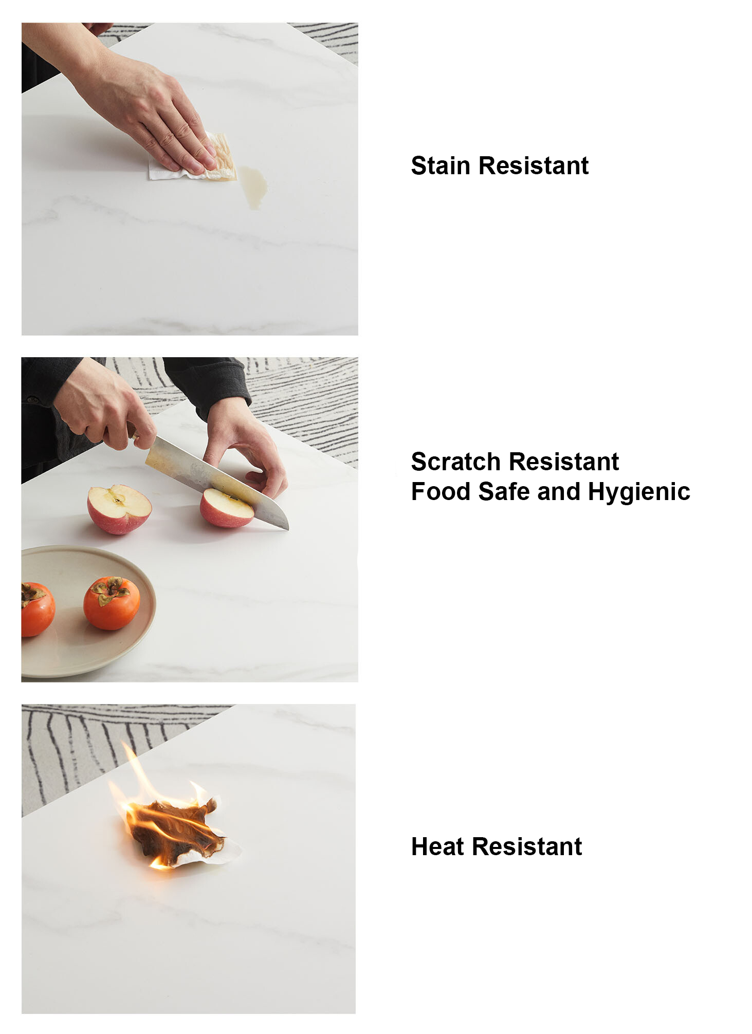 Janneth Sintered Stone Dining Table - Image 7