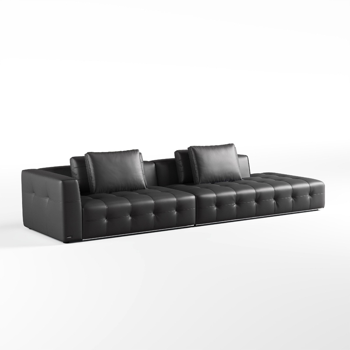 Senka 5-Seater Top Grain Leather Sofa - Image 3