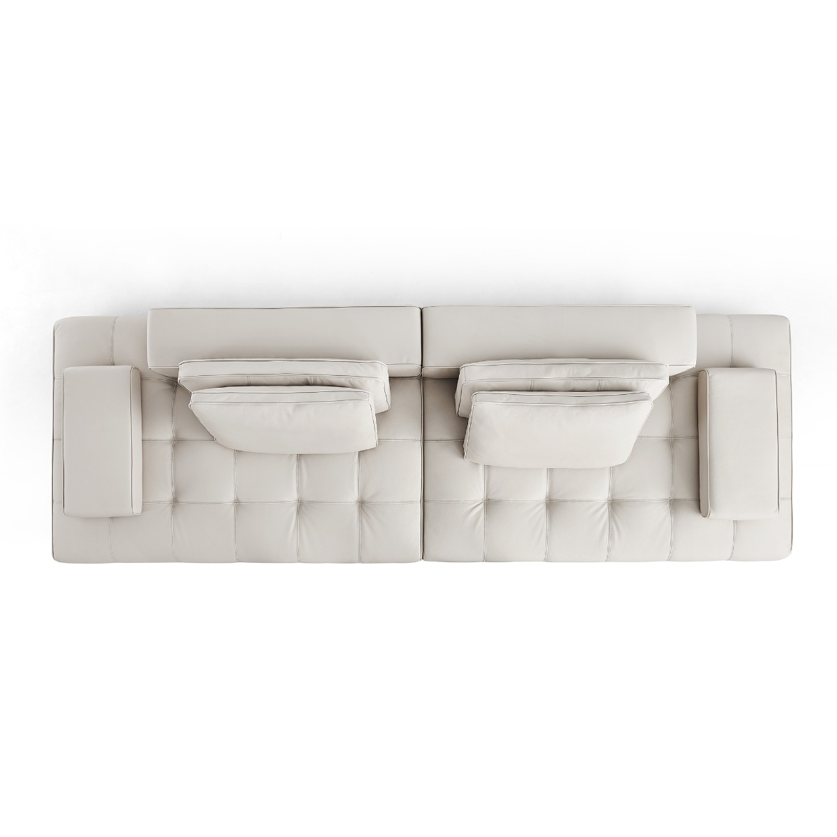 Rianne Modular 4-Seater Leather Sofa - Image 3