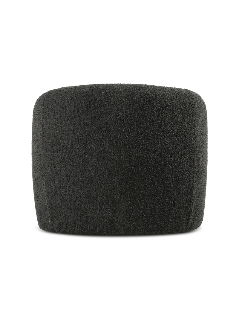 Elowen Curved Swivel Armchair – Boucle Fabric - Image 6