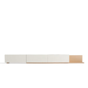 Ayelin Extendable TV Console with Drawers