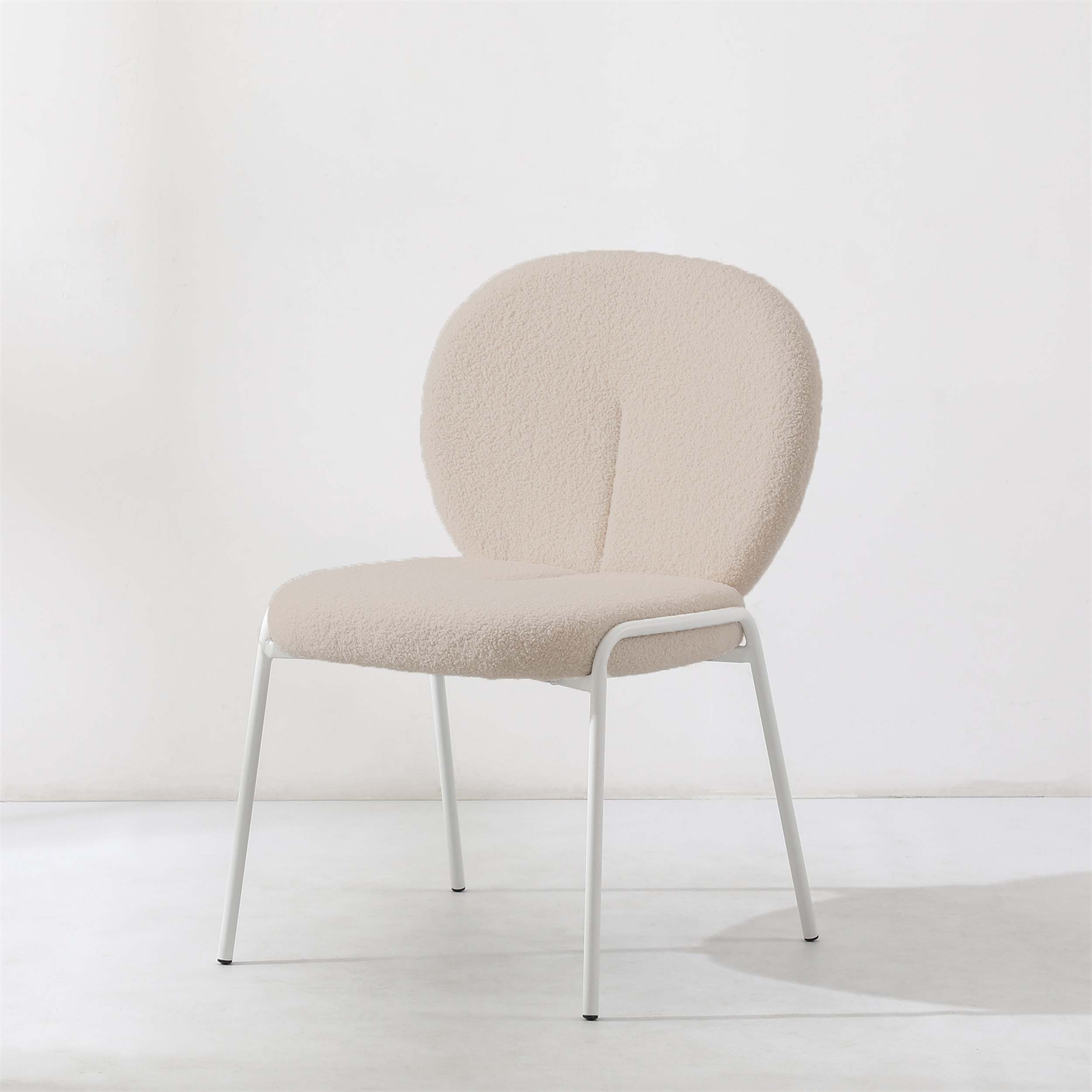 Dantel Sherpa Fabric Accent Chair - Image 14