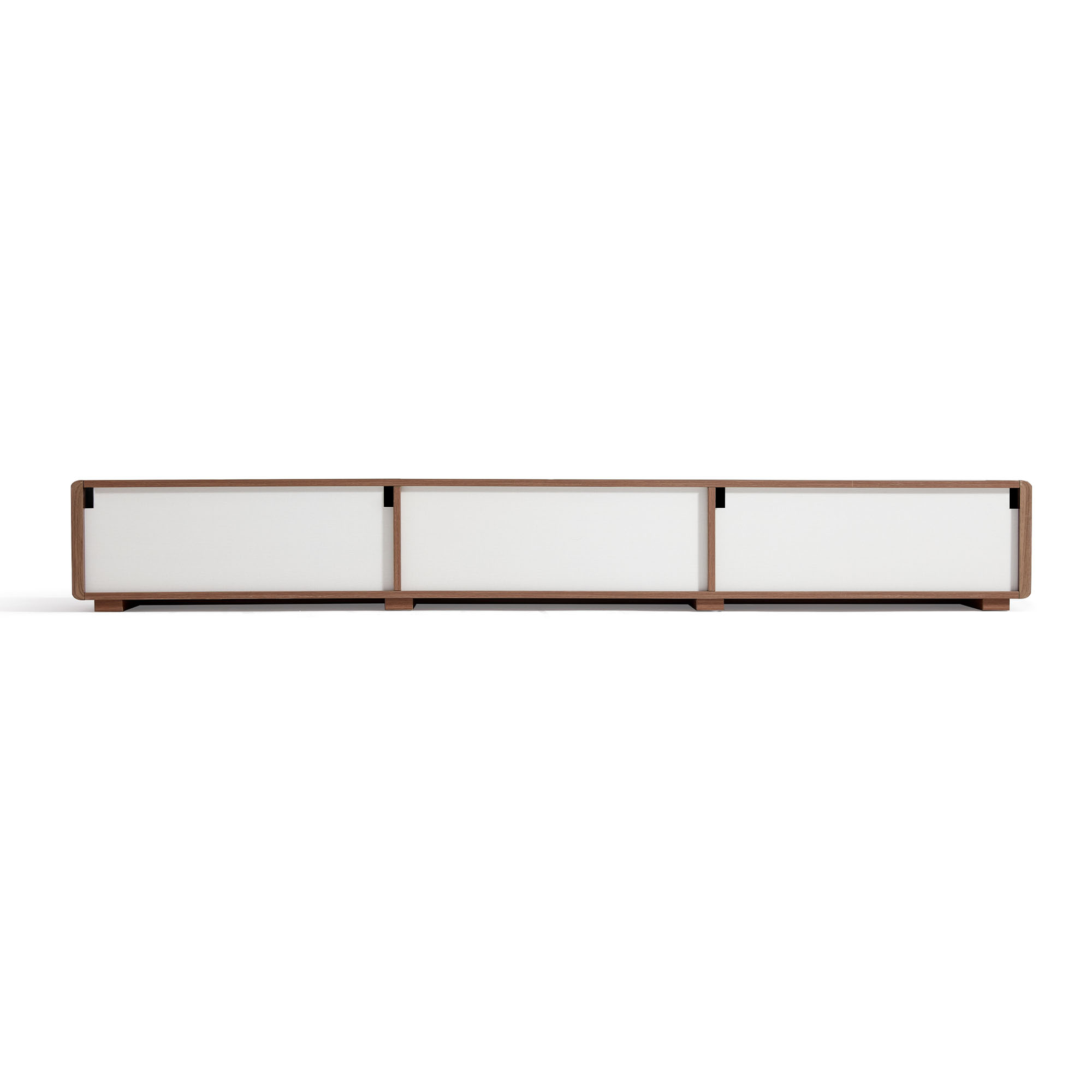 Ayelin Grey/Walnut TV Console - Image 4