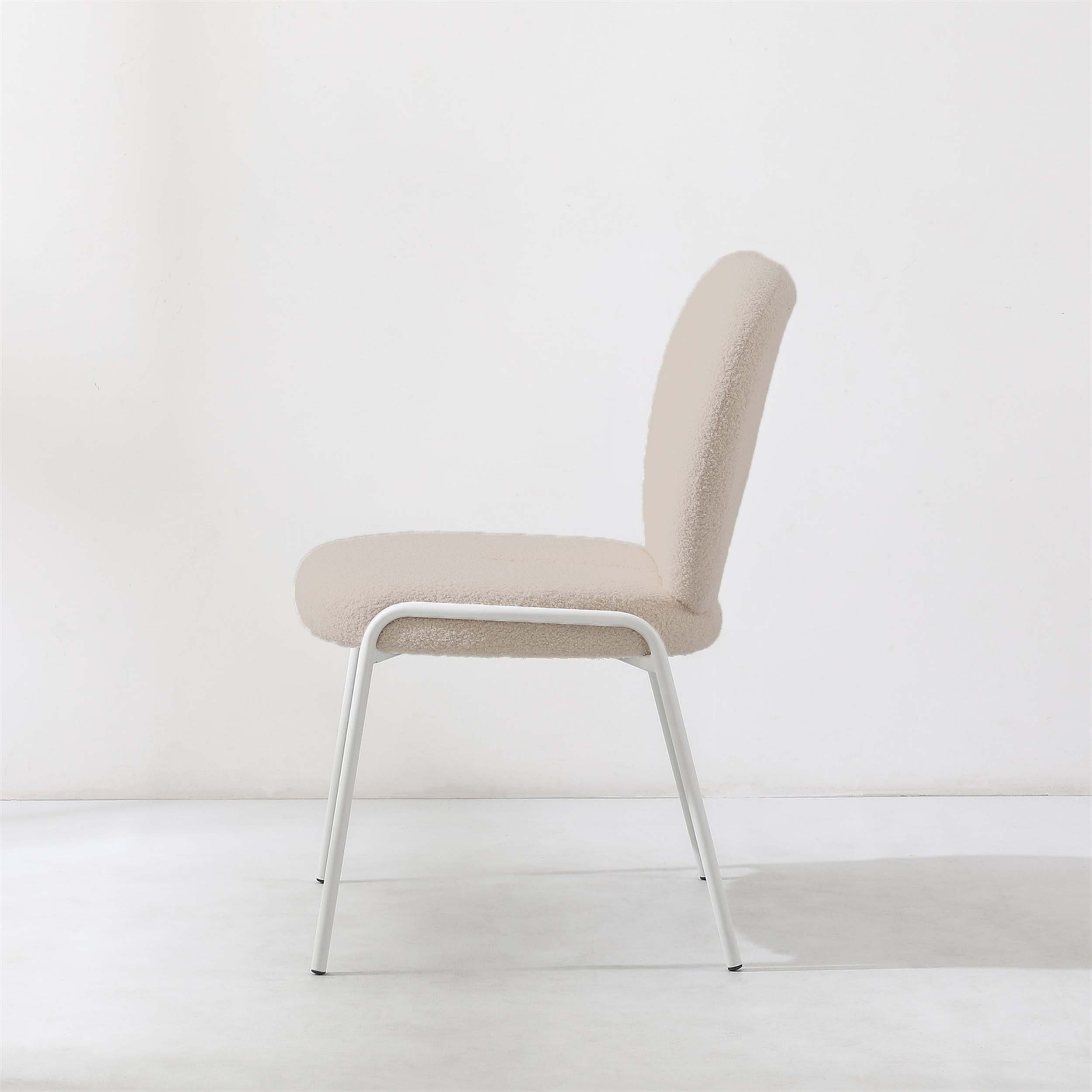 Dantel Sherpa Fabric Accent Chair - Image 12