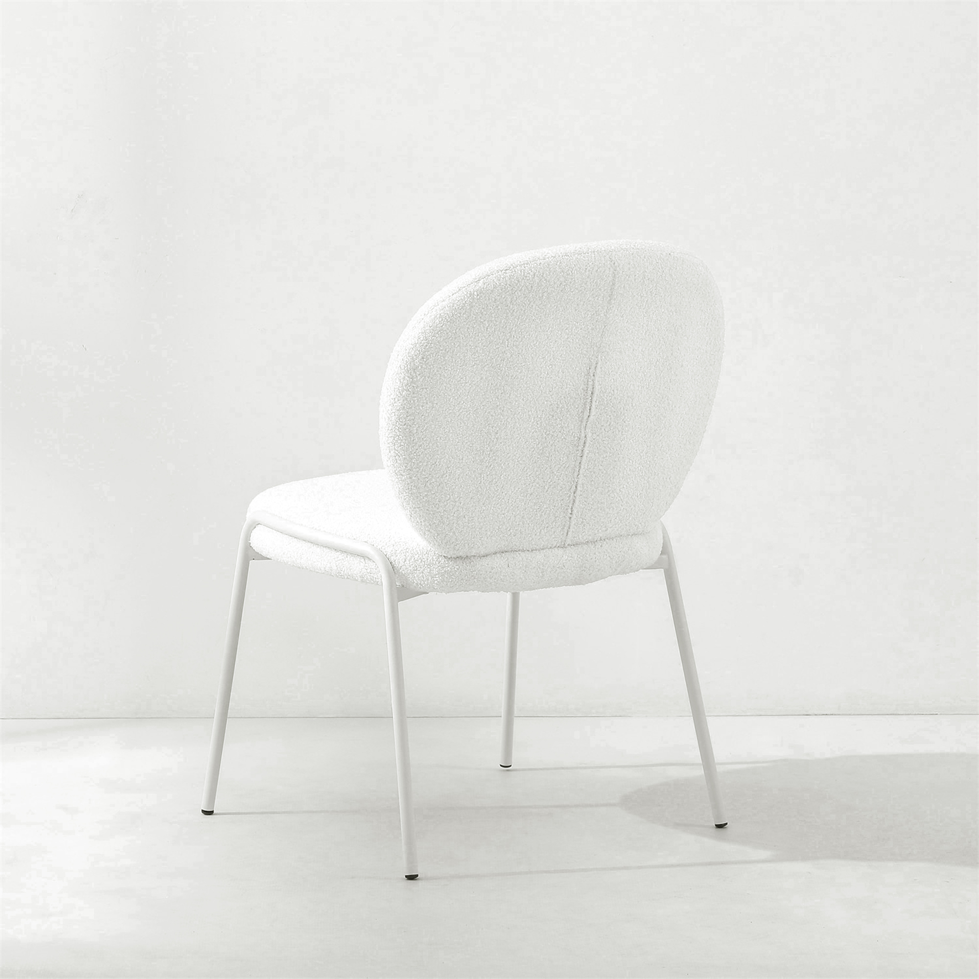 Dantel Sherpa Fabric Accent Chair - Image 9